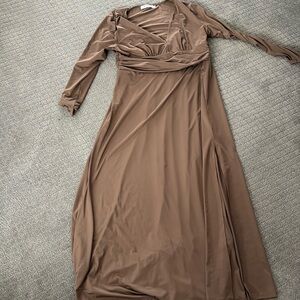 Aanrabess dress xl maxi side slit
